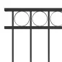 Panel de valla de acero 1,7x1,5 m negro de , Paneles de vallas - Ref: Foro24-146319, Precio: 60,19 €, Descuento: %