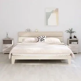Mesitas de noche 2 uds HAMAR pino macizo blanco 40x35x62 cm de vidaXL, Mesitas de noche - Ref: Foro24-340417, Precio: 96,27 €...