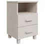 Mesitas de noche 2 uds HAMAR pino macizo blanco 40x35x62 cm de vidaXL, Mesitas de noche - Ref: Foro24-340417, Precio: 96,27 €...