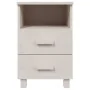 Mesitas de noche 2 uds HAMAR pino macizo blanco 40x35x62 cm de vidaXL, Mesitas de noche - Ref: Foro24-340417, Precio: 96,27 €...