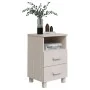 Mesitas de noche 2 uds HAMAR pino macizo blanco 40x35x62 cm de vidaXL, Mesitas de noche - Ref: Foro24-340417, Precio: 96,27 €...