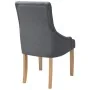 Sillas de comedor 6 unidades de tela gris oscuro de vidaXL, Sillas de comedor - Ref: Foro24-274424, Precio: 812,06 €, Descuen...