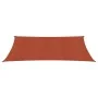 Toldo de vela HDPE terracota 160 g/m² 2x5 m de , Sombrillas - Ref: Foro24-311341, Precio: 29,57 €, Descuento: %