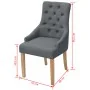 Sillas de comedor 6 unidades de tela gris oscuro de vidaXL, Sillas de comedor - Ref: Foro24-274424, Precio: 812,06 €, Descuen...