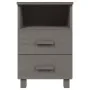 Mesita de noche HAMAR madera pino maciza gris claro 40x35x62 cm de vidaXL, Mesitas de noche - Ref: Foro24-340415, Precio: 71,...