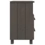 Mesita de noche HAMAR madera pino maciza gris claro 40x35x62 cm de vidaXL, Mesitas de noche - Ref: Foro24-340415, Precio: 71,...