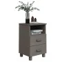 Mesita de noche HAMAR madera pino maciza gris claro 40x35x62 cm de vidaXL, Mesitas de noche - Ref: Foro24-340415, Precio: 71,...