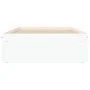 Estructura de cama blanca 90x190 cm de , Camas y somieres - Ref: Foro24-3203838, Precio: 127,85 €, Descuento: %