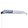 Toldo manual retráctil azul y blanco 350x250 cm de vidaXL, Toldos - Ref: Foro24-3055188, Precio: 266,19 €, Descuento: %