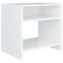 Mesita de noche madera contrachapada blanco 40x30x40 cm de vidaXL, Mesitas de noche - Ref: Foro24-800009, Precio: 32,19 €, De...