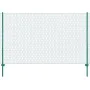 Maschendrahtzaun mit Stahlpfosten 25x2 m grün von , Zaunpaneele - Ref: Foro24-144612, Preis: 178,12 €, Rabatt: %
