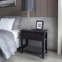Mesitas de noche 2 unidades madera negras de vidaXL, Mesitas de noche - Ref: Foro24-242873, Precio: 83,74 €, Descuento: %