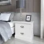 Mesita de noche francesa blanco de vidaXL, Mesitas de noche - Ref: Foro24-242886, Precio: 58,94 €, Descuento: %