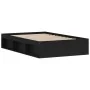 Estructura de cama negra 120x200 cm de vidaXL, Camas y somieres - Ref: Foro24-3203853, Precio: 174,53 €, Descuento: %