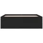 Estructura de cama negra 120x200 cm de vidaXL, Camas y somieres - Ref: Foro24-3203853, Precio: 174,53 €, Descuento: %