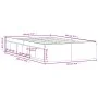 Estructura de cama negra 120x200 cm de vidaXL, Camas y somieres - Ref: Foro24-3203853, Precio: 174,53 €, Descuento: %
