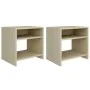 Bedside tables 2 pcs sonoma oak plywood 40x30x39 cm by vidaXL, Nightstands - Ref: Foro24-800016, Price: 44,49 €, Discount: %