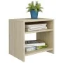 Bedside tables 2 pcs sonoma oak plywood 40x30x39 cm by vidaXL, Nightstands - Ref: Foro24-800016, Price: 44,49 €, Discount: %