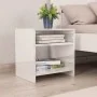 Mesita de noche madera contrachapada blanco brillo 40x30x40 cm de vidaXL, Mesitas de noche - Ref: Foro24-800021, Precio: 32,2...