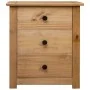 Mesita de noche de madera maciza pino estilo Panamá 46x40x57 cm de vidaXL, Mesitas de noche - Ref: Foro24-282652, Precio: 100...