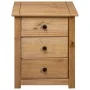 Mesita de noche de madera maciza pino estilo Panamá 46x40x57 cm de vidaXL, Mesitas de noche - Ref: Foro24-282652, Precio: 100...