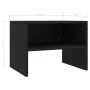 Mesita de noche madera contrachapada negro 40x30x30 cm de vidaXL, Mesitas de noche - Ref: Foro24-800065, Precio: 26,23 €, Des...