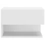 Mesita de noche de pared blanca de vidaXL, Mesitas de noche - Ref: Foro24-810953, Precio: 41,36 €, Descuento: %