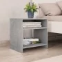 Mesita de noche madera contrachapada gris hormigón 40x30x40 cm de vidaXL, Mesitas de noche - Ref: Foro24-800017, Precio: 28,8...