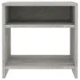Mesita de noche madera contrachapada gris hormigón 40x30x40 cm de vidaXL, Mesitas de noche - Ref: Foro24-800017, Precio: 28,8...