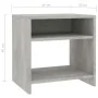 Mesita de noche madera contrachapada gris hormigón 40x30x40 cm de vidaXL, Mesitas de noche - Ref: Foro24-800017, Precio: 28,8...
