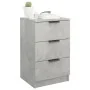 Mesitas de noche 2 unidades color gris hormigón 40x36x65 cm de vidaXL, Mesitas de noche - Ref: Foro24-811277, Precio: 83,47 €...
