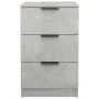 Mesitas de noche 2 unidades color gris hormigón 40x36x65 cm de vidaXL, Mesitas de noche - Ref: Foro24-811277, Precio: 83,47 €...