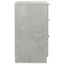 Mesitas de noche 2 unidades color gris hormigón 40x36x65 cm de vidaXL, Mesitas de noche - Ref: Foro24-811277, Precio: 83,47 €...