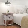 Mesitas de noche 2 unidades madera de vidaXL, Mesitas de noche - Ref: Foro24-242883, Precio: 87,59 €, Descuento: %
