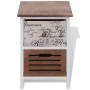 Mesitas de noche 2 unidades madera de vidaXL, Mesitas de noche - Ref: Foro24-242883, Precio: 87,59 €, Descuento: %