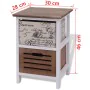 Mesitas de noche 2 unidades madera de vidaXL, Mesitas de noche - Ref: Foro24-242883, Precio: 87,59 €, Descuento: %