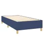 Box spring bed with blue fabric mattress 90x190 cm by vidaXL, Beds and slatted bases - Ref: Foro24-3128331, Price: 326,80 €, ...