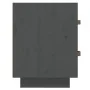 Mesita de noche madera maciza de pino gris 40x34x45 cm de vidaXL, Mesitas de noche - Ref: Foro24-818329, Precio: 53,94 €, Des...