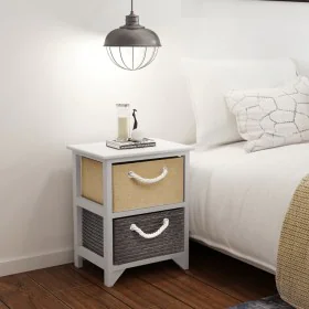 Mesitas de noche 2 unidades madera de vidaXL, Mesitas de noche - Ref: Foro24-242889, Precio: 94,69 €, Descuento: %
