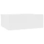 Mesita de noche flotante madera contrachapada blanco 40x30x15cm de vidaXL, Mesitas de noche - Ref: Foro24-800306, Precio: 38,...