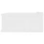 Mesita de noche flotante madera contrachapada blanco 40x30x15cm de vidaXL, Mesitas de noche - Ref: Foro24-800306, Precio: 38,...