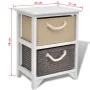Mesita de noche de madera de vidaXL, Mesitas de noche - Ref: Foro24-242888, Precio: 51,11 €, Descuento: %