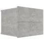 Mesitas de noche 2 uds contrachapada gris hormigón 40x30x30cm de vidaXL, Mesitas de noche - Ref: Foro24-801062, Precio: 77,03...