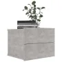 Mesitas de noche 2 uds contrachapada gris hormigón 40x30x30cm de vidaXL, Mesitas de noche - Ref: Foro24-801062, Precio: 77,03...