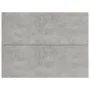 Mesitas de noche 2 uds contrachapada gris hormigón 40x30x30cm de vidaXL, Mesitas de noche - Ref: Foro24-801062, Precio: 77,03...