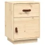Mesita de noche madera maciza de pino 40x34x55 cm de vidaXL, Mesitas de noche - Ref: Foro24-818305, Precio: 58,36 €, Descuent...