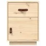 Mesita de noche madera maciza de pino 40x34x55 cm de vidaXL, Mesitas de noche - Ref: Foro24-818305, Precio: 58,36 €, Descuent...