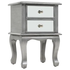 Mesita de noche de espejo de MDF y vidrio 34,5x30x50 cm de vidaXL, Mesitas de noche - Ref: Foro24-246658, Precio: 133,96 €, D...