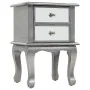 Mesita de noche de espejo de MDF y vidrio 34,5x30x50 cm de vidaXL, Mesitas de noche - Ref: Foro24-246658, Precio: 133,96 €, D...