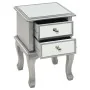 Mesita de noche de espejo de MDF y vidrio 34,5x30x50 cm de vidaXL, Mesitas de noche - Ref: Foro24-246658, Precio: 133,96 €, D...